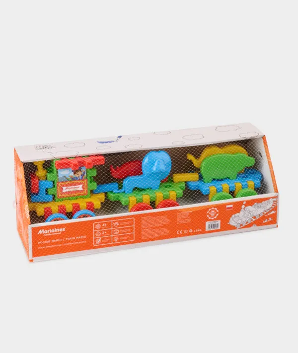 marioinex set waffle kockica vlak mario 46kom. - slika 3