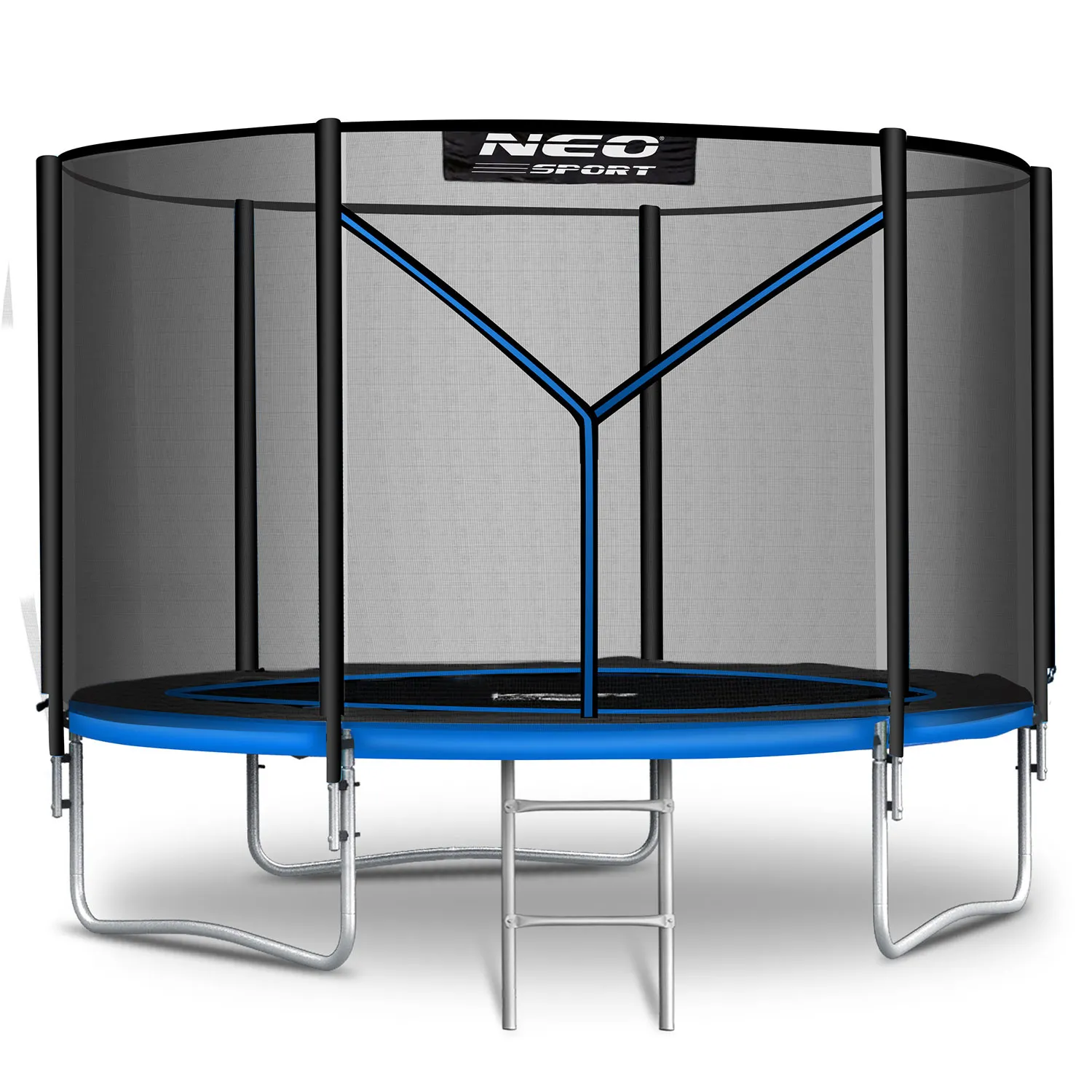 neo-sport vrtni trampolin 312 cm (10 ft) s vanjskom mrežom i ljestvama - slika 3