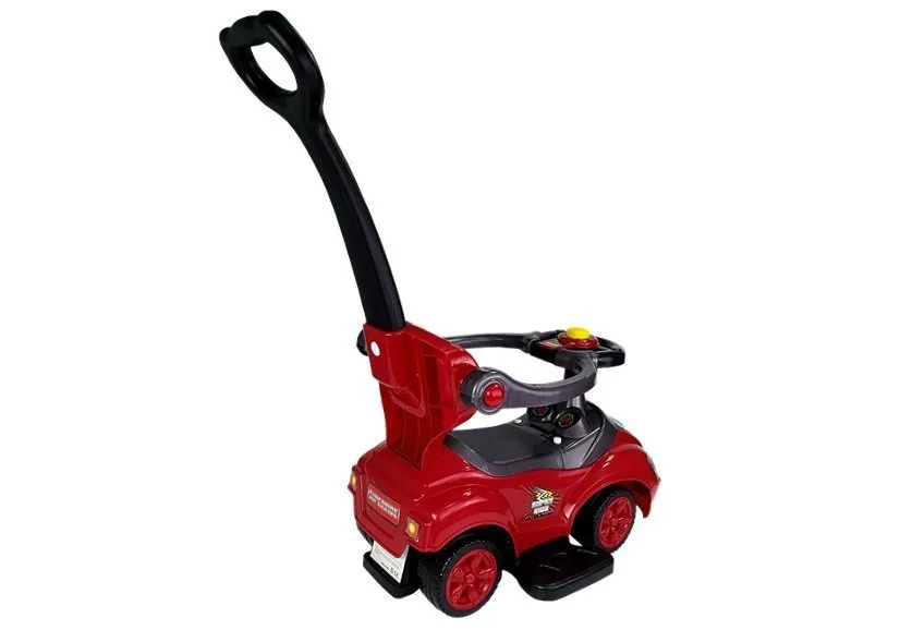 crveni 3u1 mega car za vožnju - slika 6