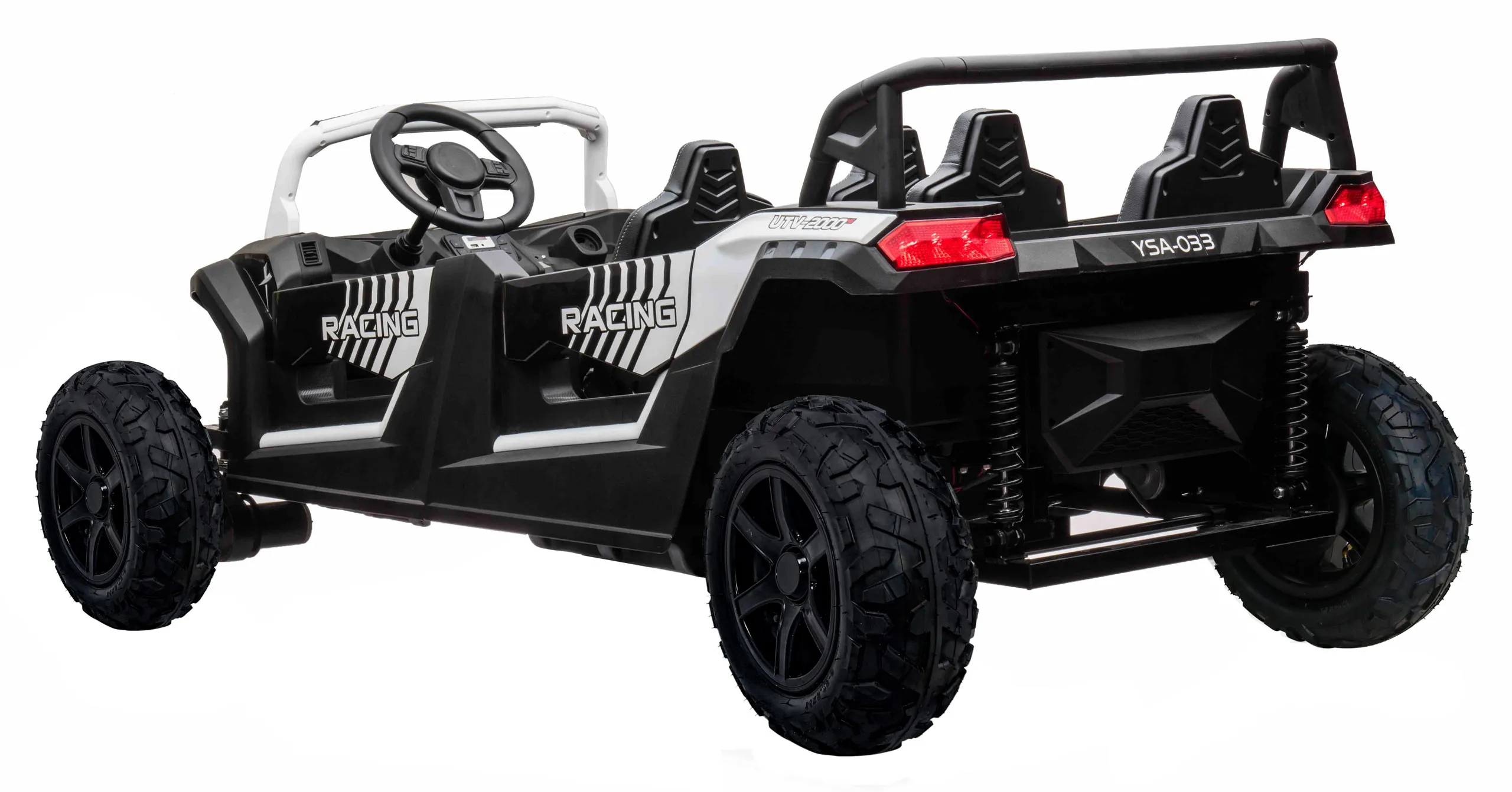 buggy na akumulator s 4 sjedala, crni - slika 8