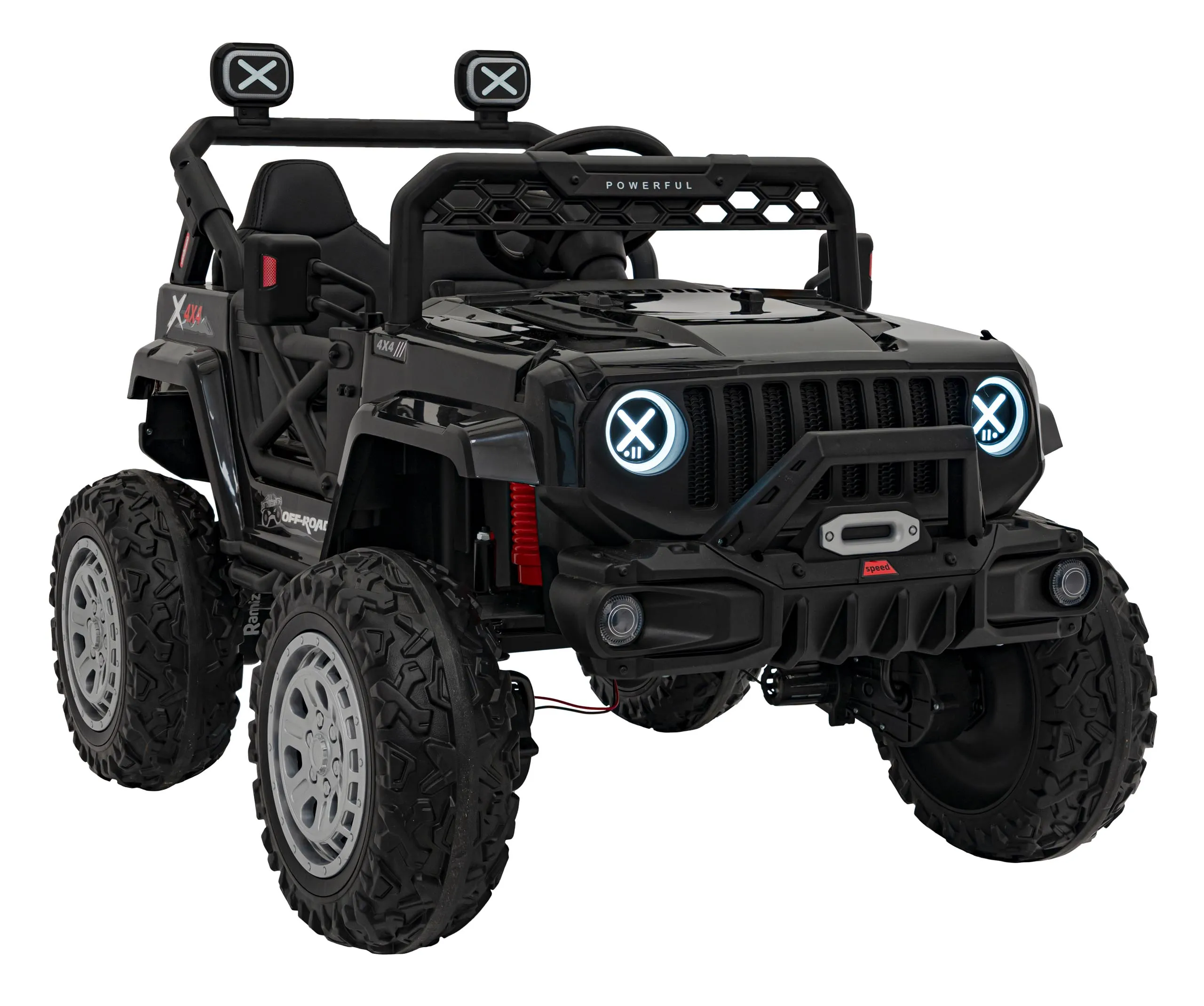 off-road, auto na akumulator, crni - slika 3