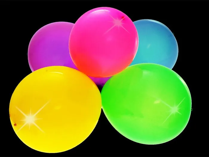 set led osvjetljenih šarenih balona 5kom. - slika 6