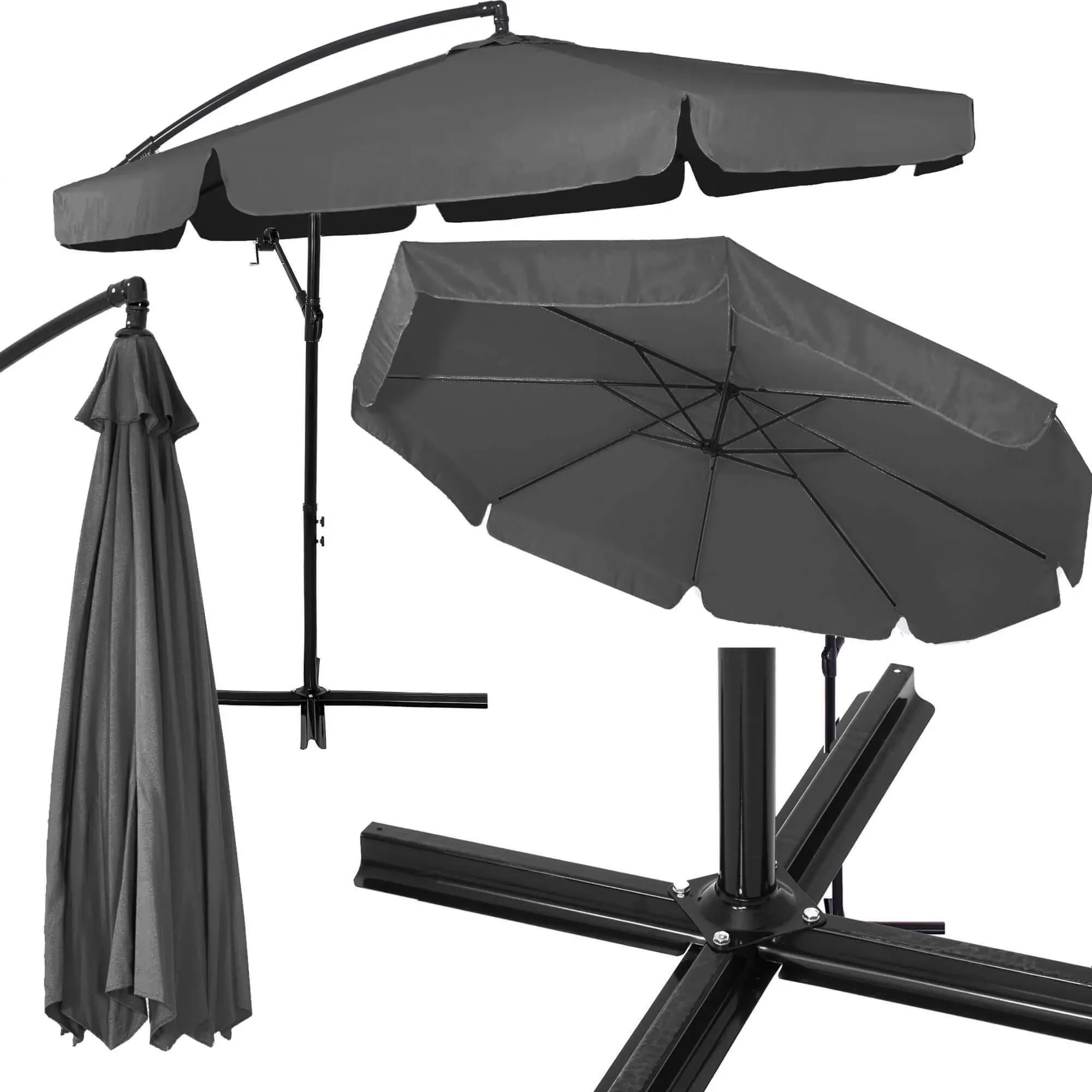 vrtni suncobran 350 cm - slika 9