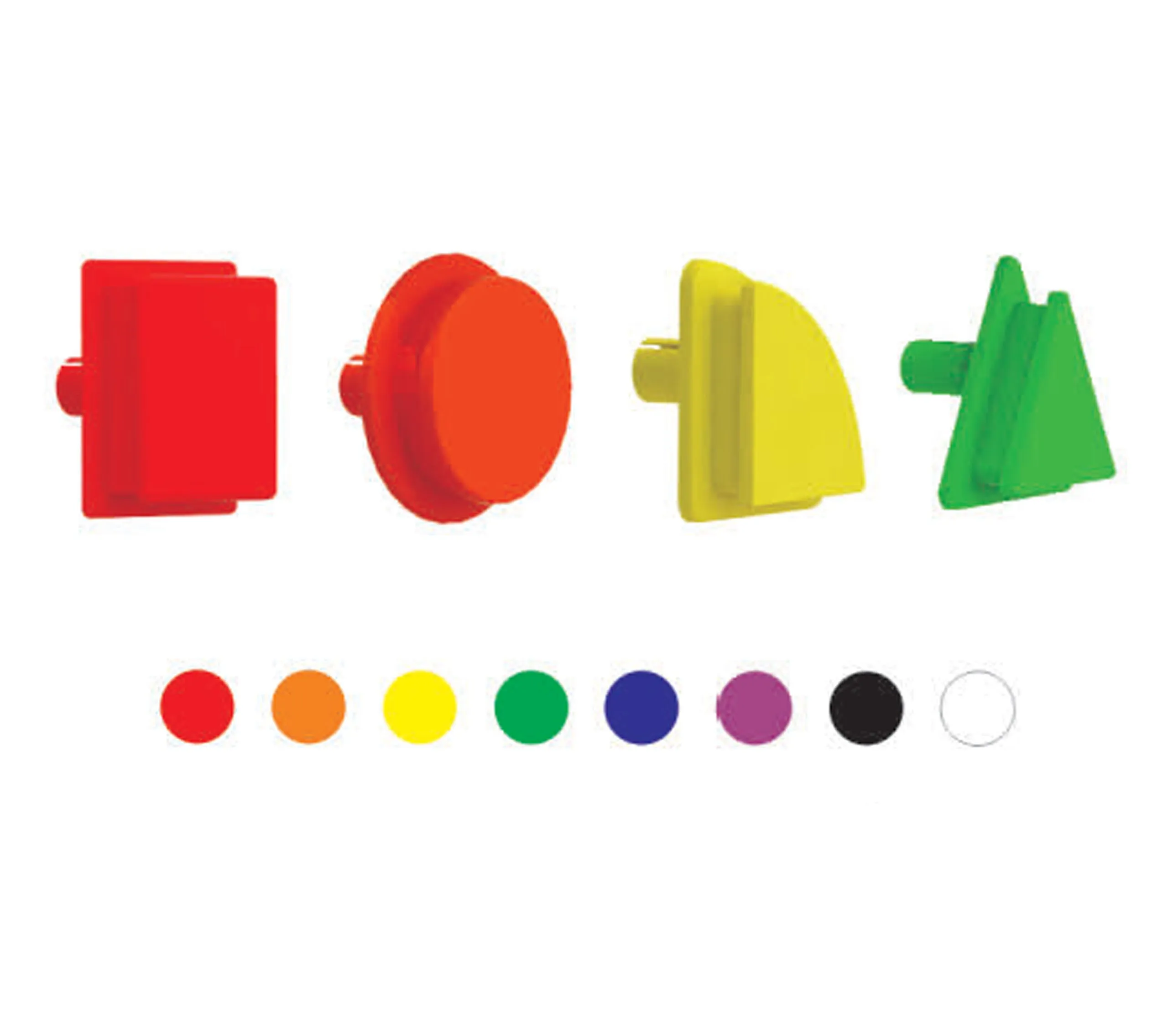 masterkidz geometrijski elementi 8 boja, 256 komada, pribor za stem tablice - slika 4