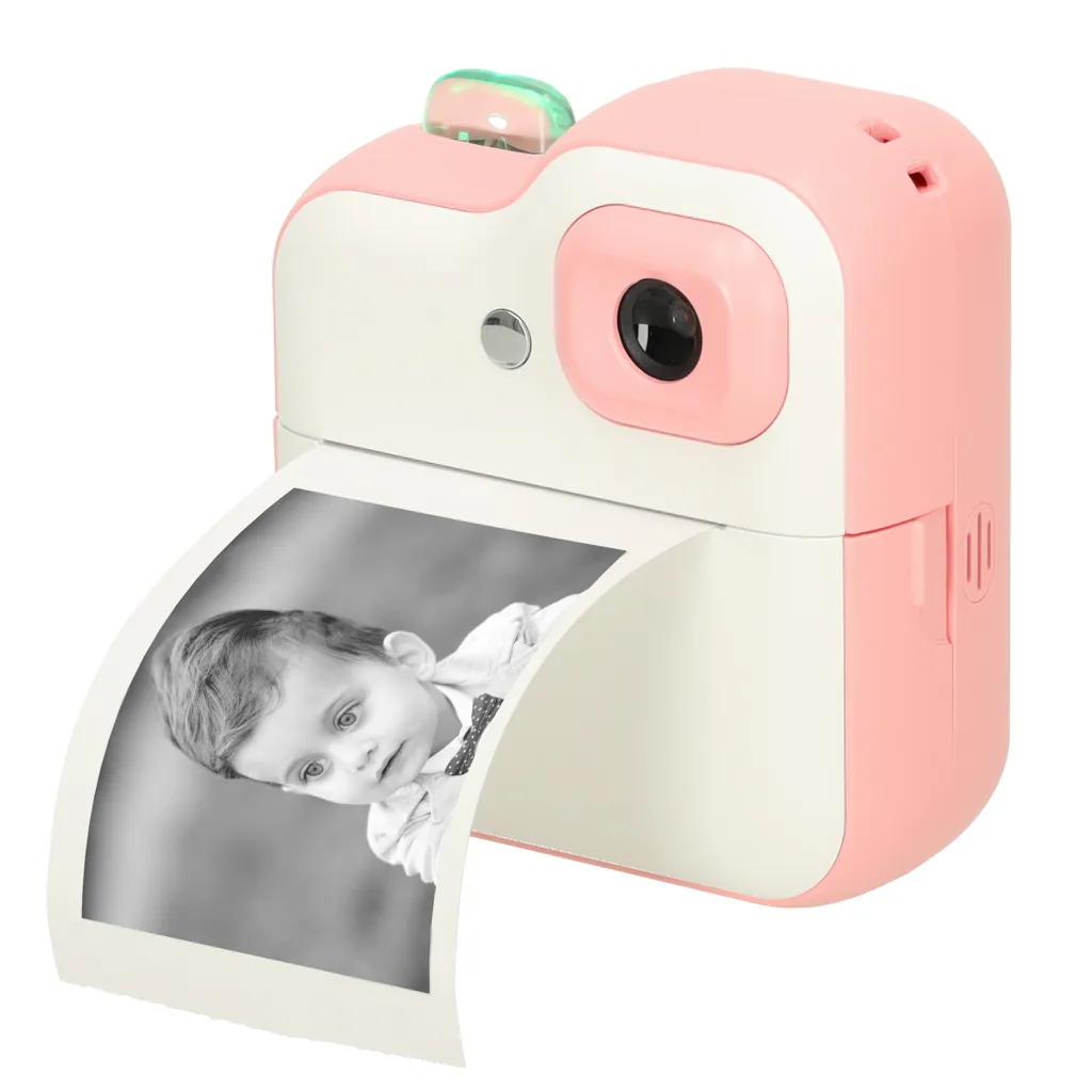instant kamera za djecu 1gb 24mpx bijela - slika 3