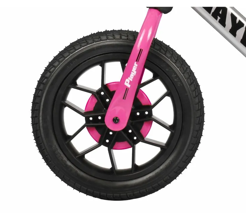 qplay dječji bicikl bez pedala player roza - slika 6
