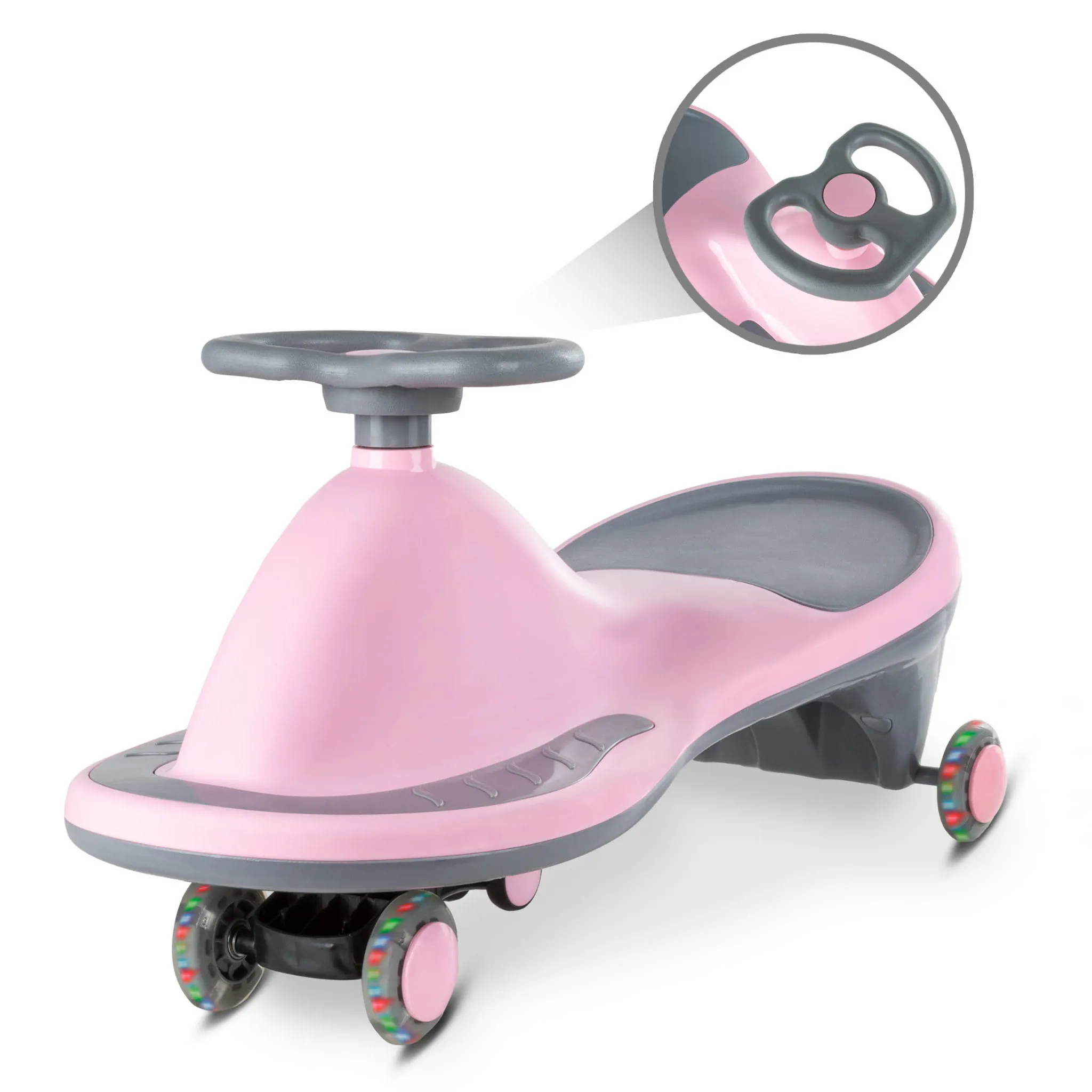 kidwell rollo guralica za djecu s led kotačima, pink - slika 8