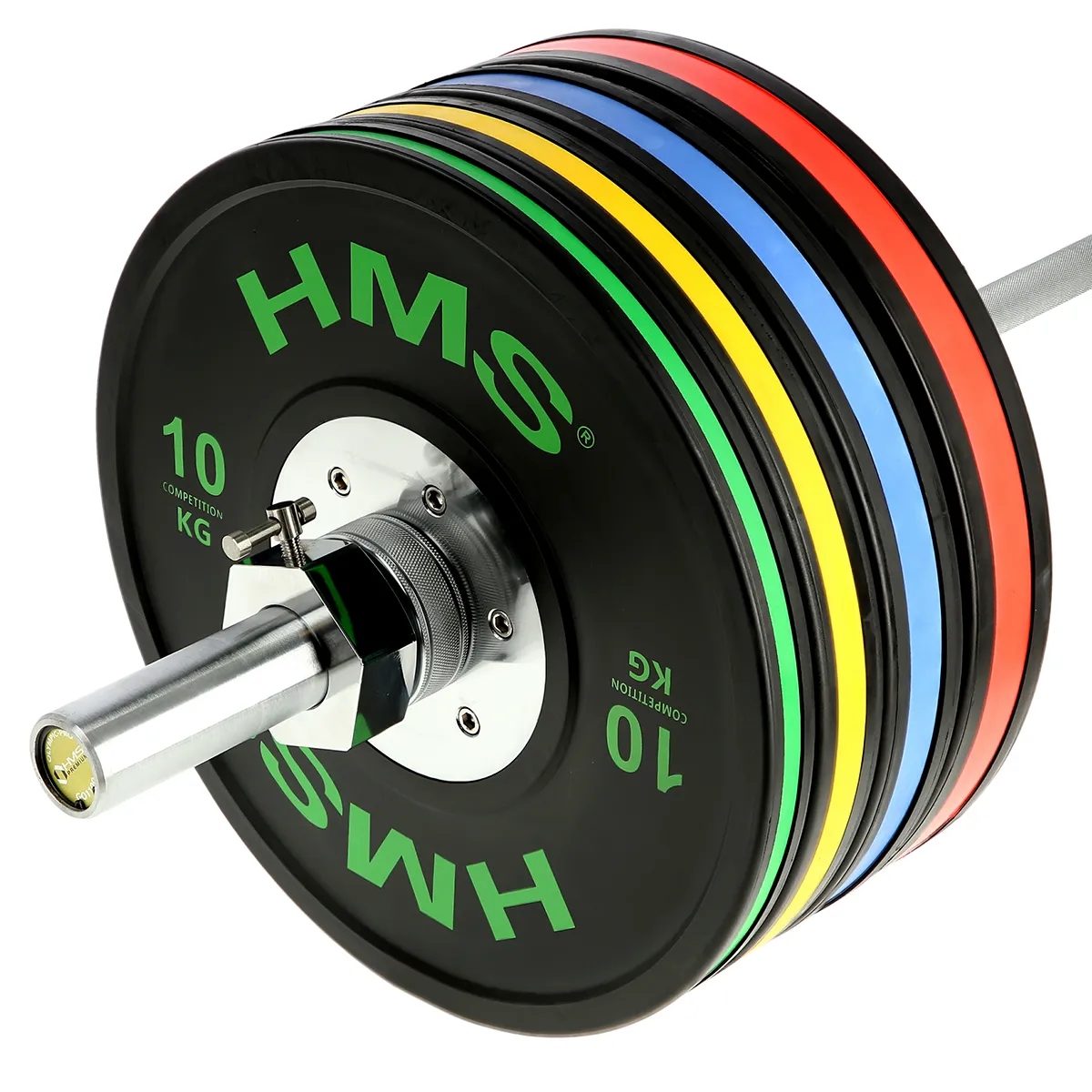 btbr olimpijski plošče - set branika (10 kg, 15 kg, 20 kg, 25 kg) - slika 4