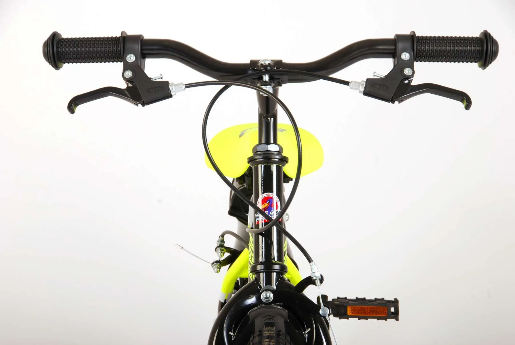 dječji bicikl volare sportivo 14" s dvije ručne kočnice neon žuti - slika 13