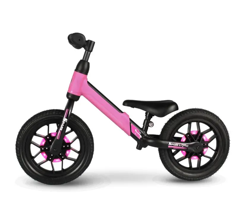 qplay bicikl spark pink balance - slika 2