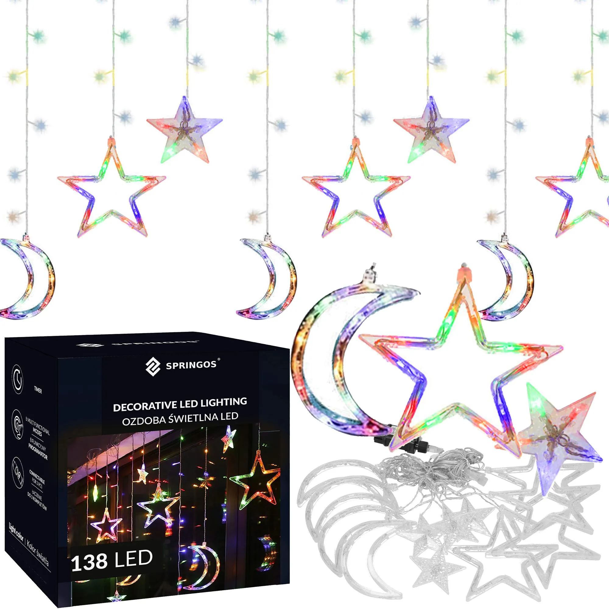 svjetlosni ukras 138 led dioda - slika 7