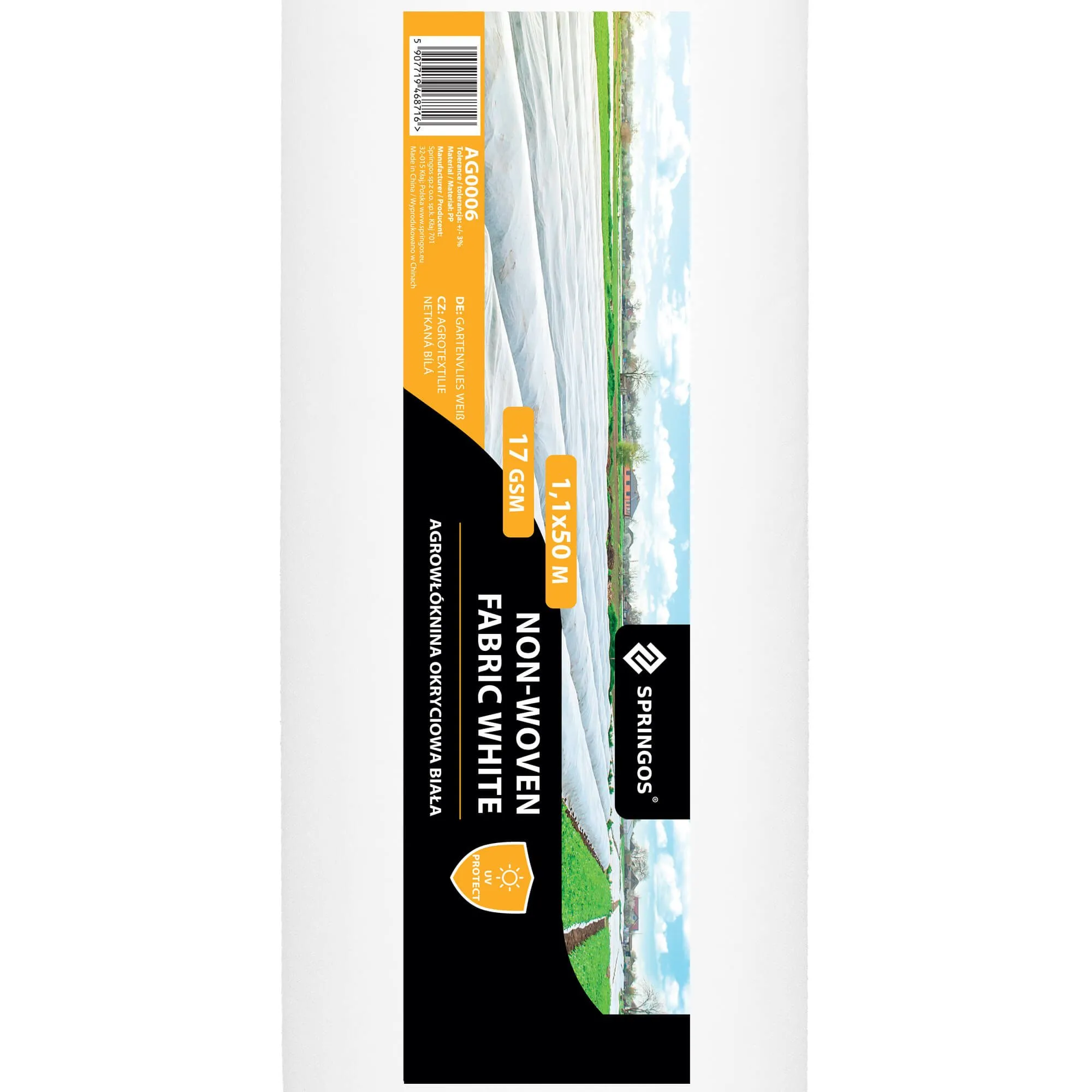 pokrov agrotekstil bijeli 17 gsm 1,1 x 50 m - slika 11