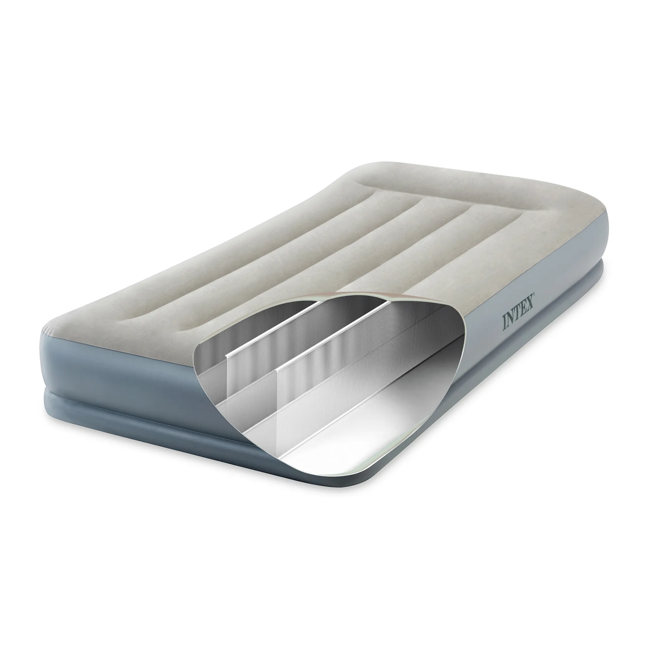 intex madrac na napuhavanje 191 x 99cm sivi - slika 8