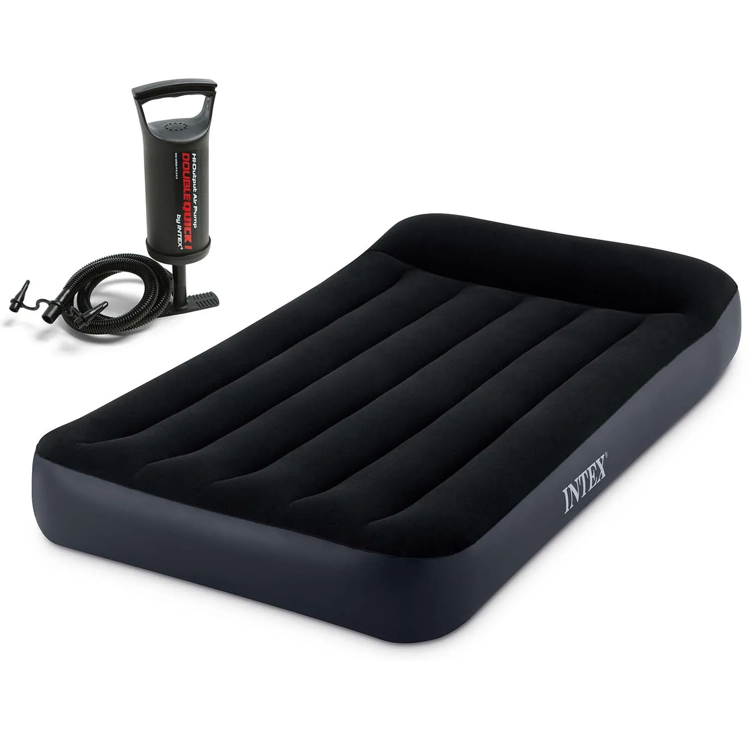 intex 64141 napuhujući madrac 191 × 99 × 25 cm s tlačnom pumpom - slika 5