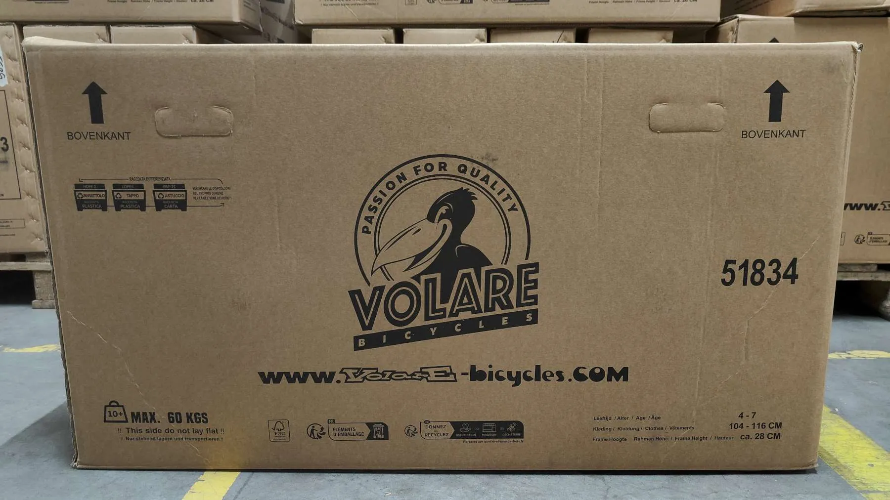 volare dječji bicikl blossom 18″ bijele boje - slika 14