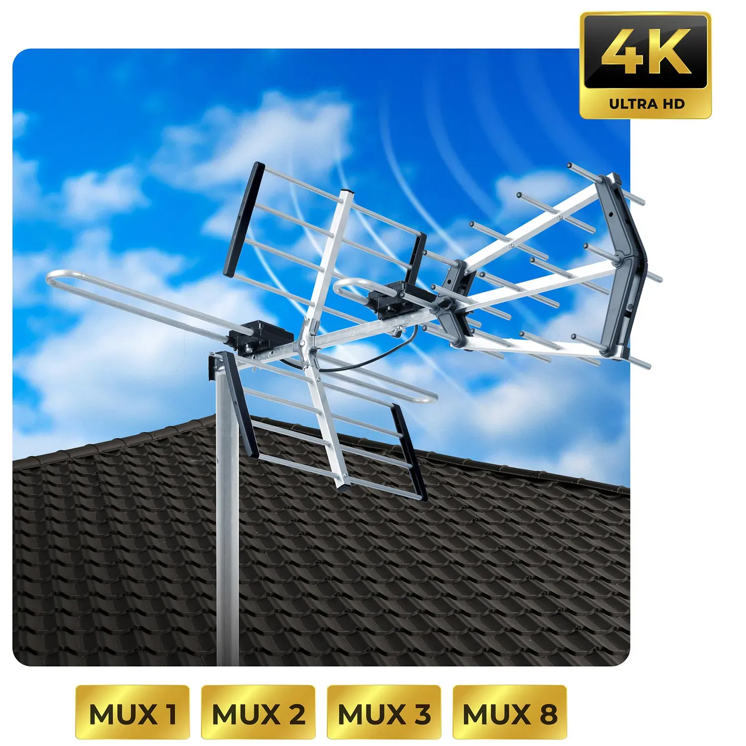 berdsen bd-950 usmjerena vanjska tv antena ultra hd 4k - slika 8