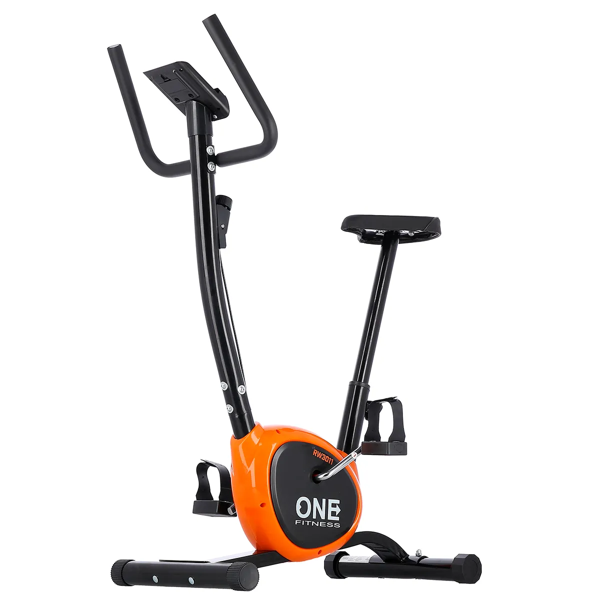 crno-narančasti trening bicikl one fitness - slika 3