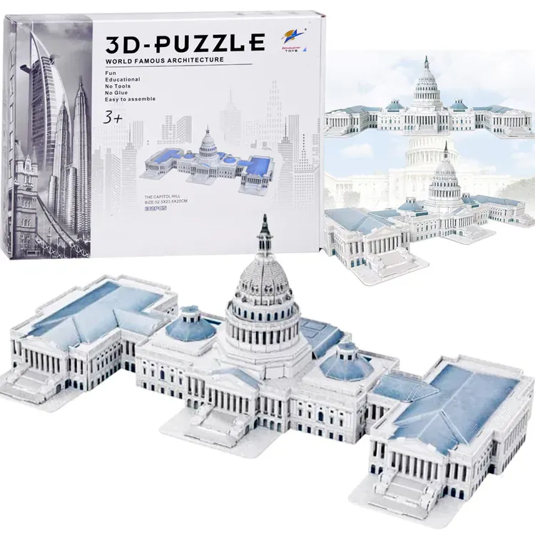 capitol hill 3d puzzle 132 kom. - slika 2