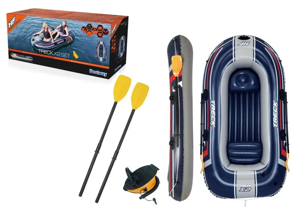bestway 61068 čamac na napuhavanje trek x2 255x127cm - slika 2