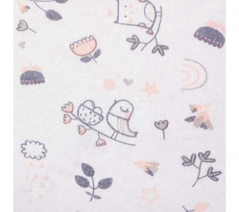 ceba baby posteljina jersey s elastičnom trakom(120x60) bird world - slika 3