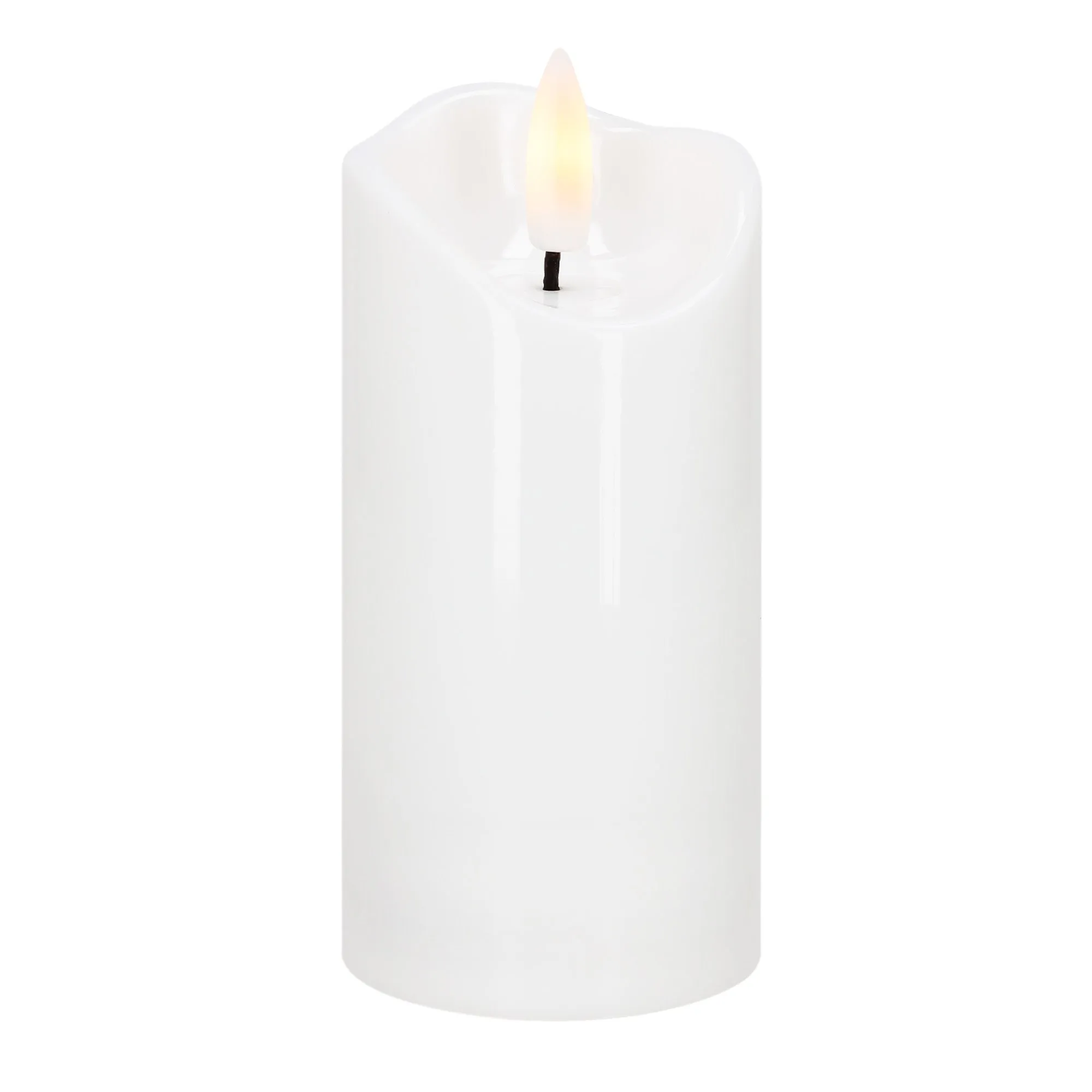 led svijeća – 9,5 × 5 cm, bijela - slika 3