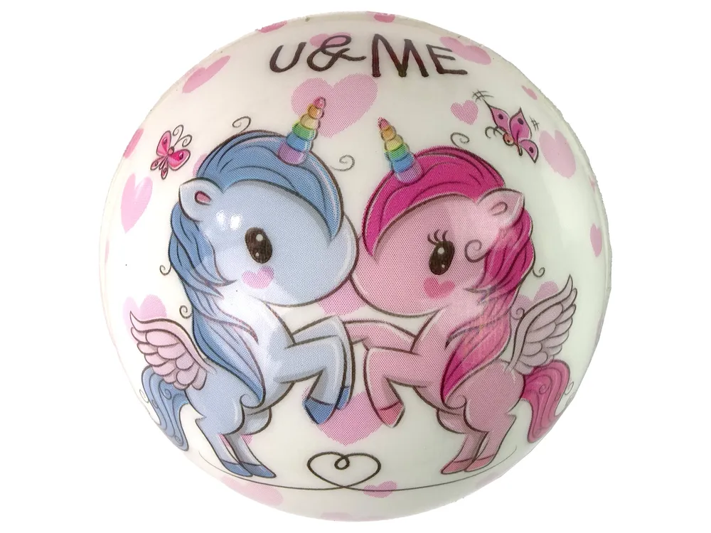mekana rainbow lopta za bebe promjera 8 cm. - slika 4