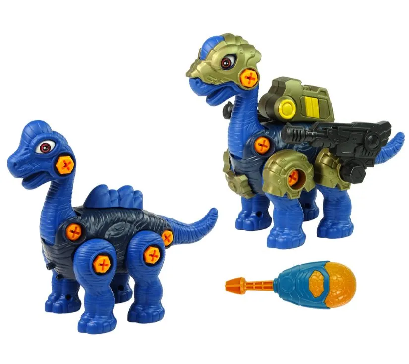 dinosaur diy tanystropheus plavi sa zvukovima i svijetlom - slika 3
