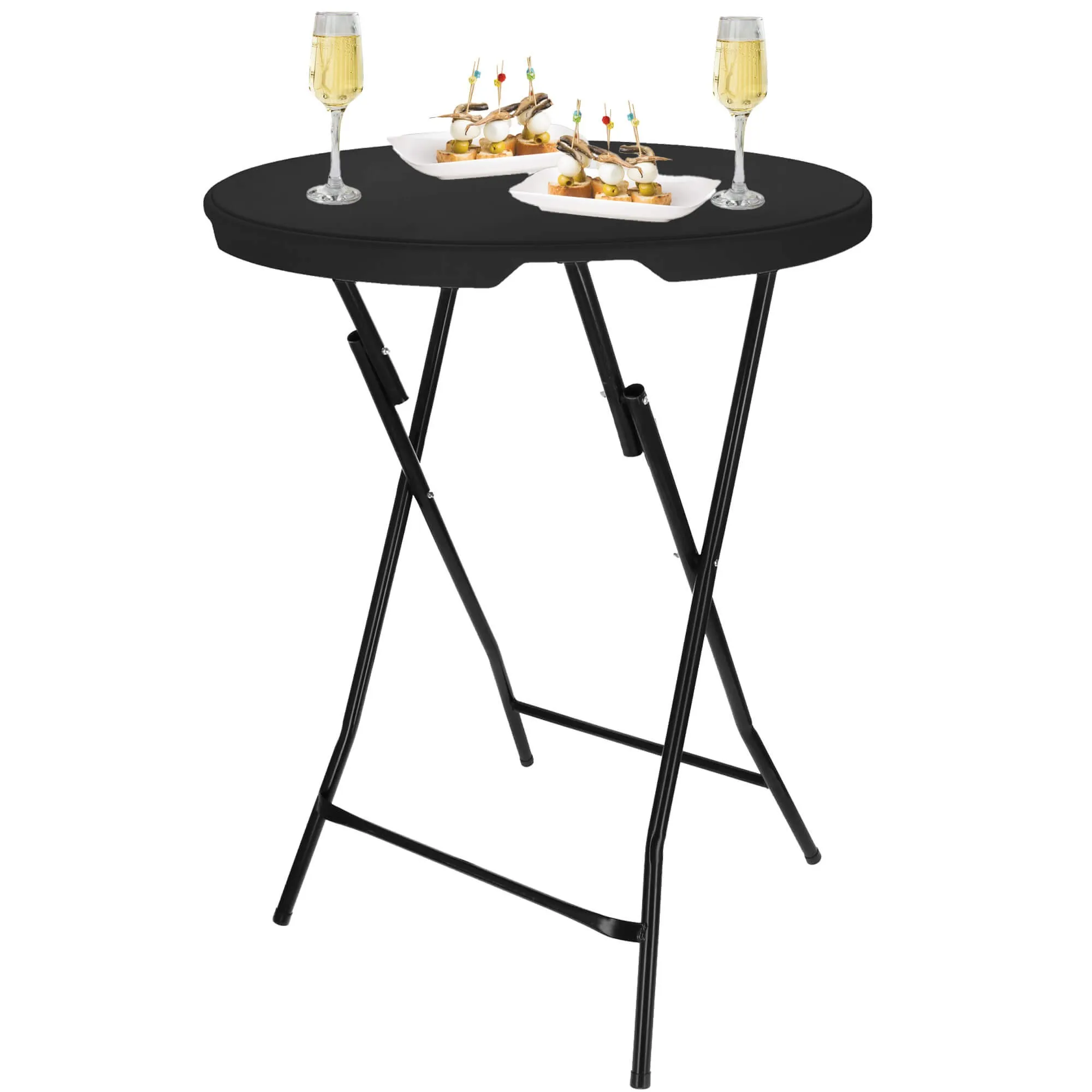 catering stol dimenzija 110 x 80 cm crni - slika 4