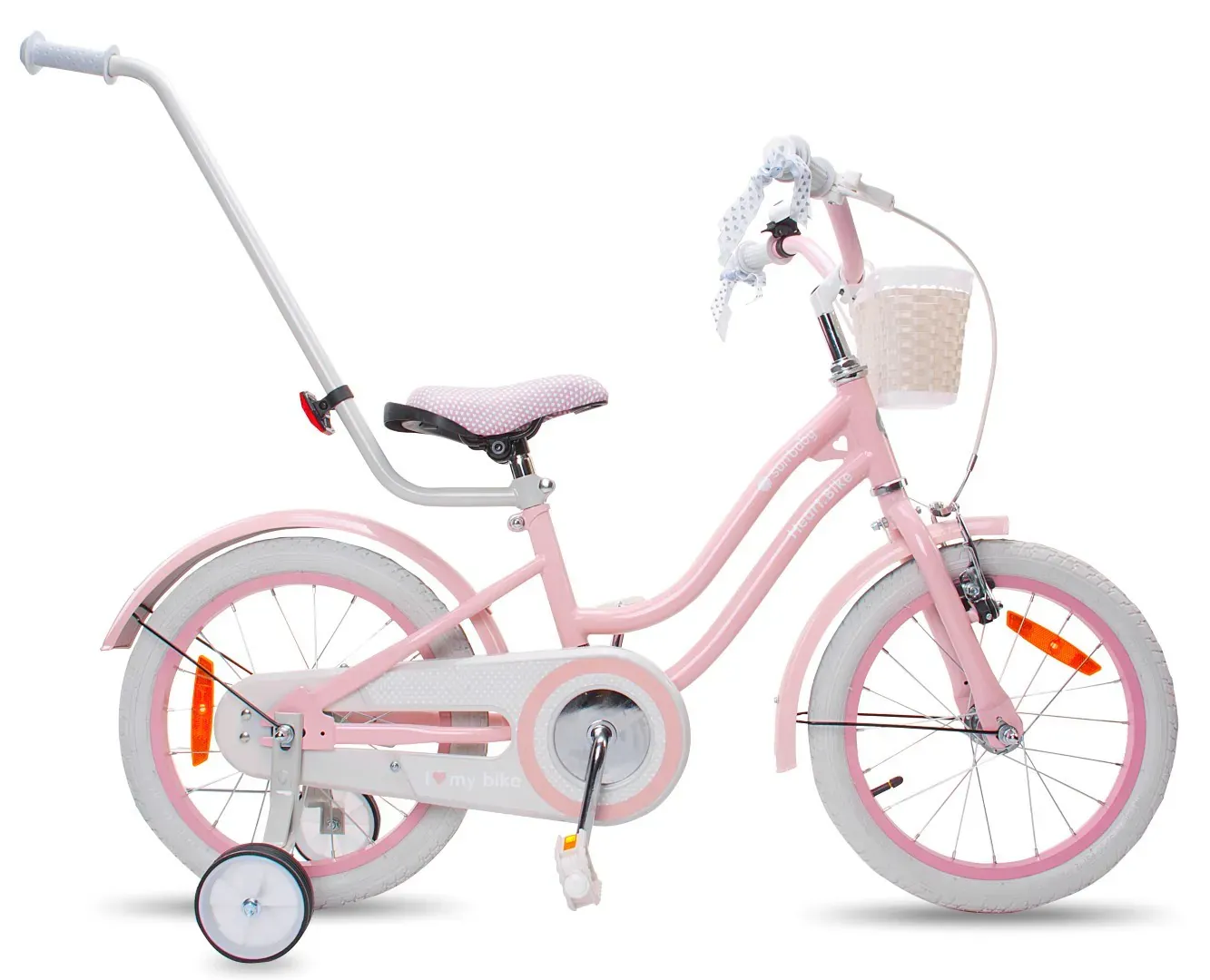 Dječji bicikl 16" Heart Bike Silver Moon rozi - Pribislavec