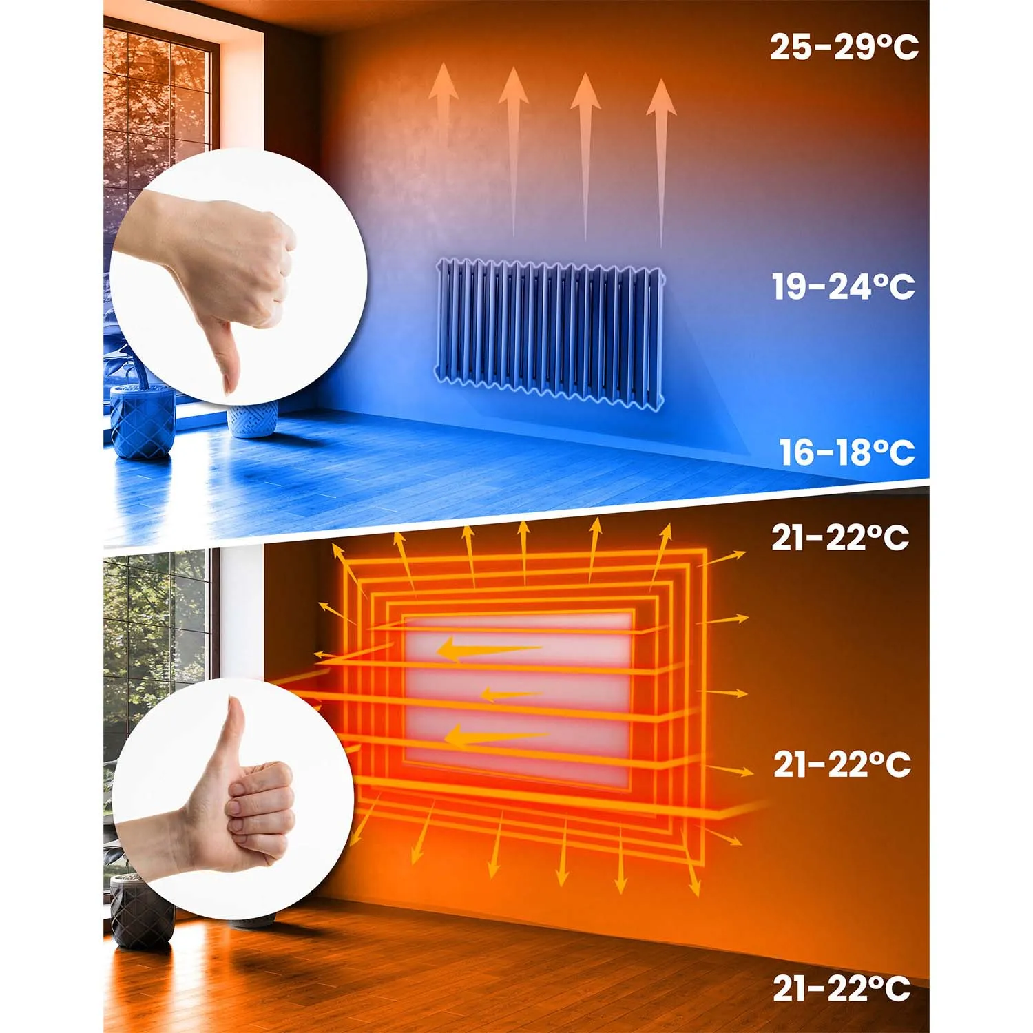 infracrveni grijač 800w berdsen bd-986 - slika 7