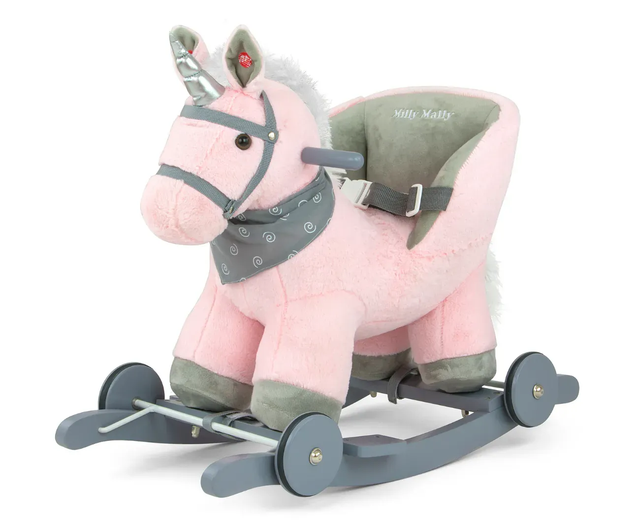 konjić za ljuljanje polly pink 2 u 1 - slika 2