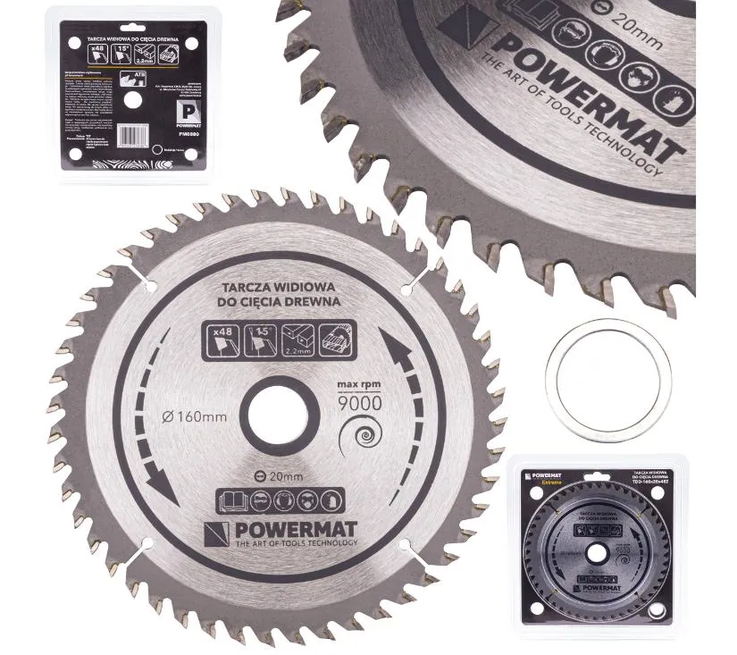 powermat disk za drvo 160x20 mm, 48 zuba - slika 2