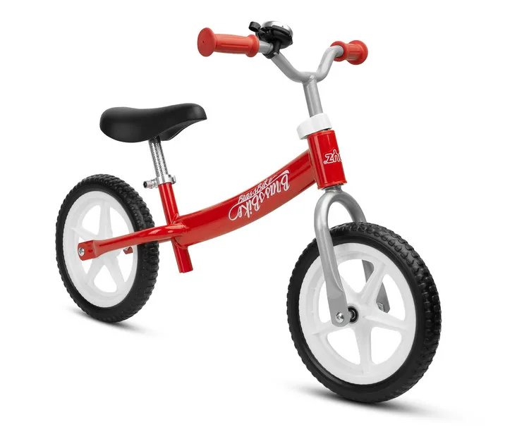 dječji bicikl bez pedala brass crveni - slika 3