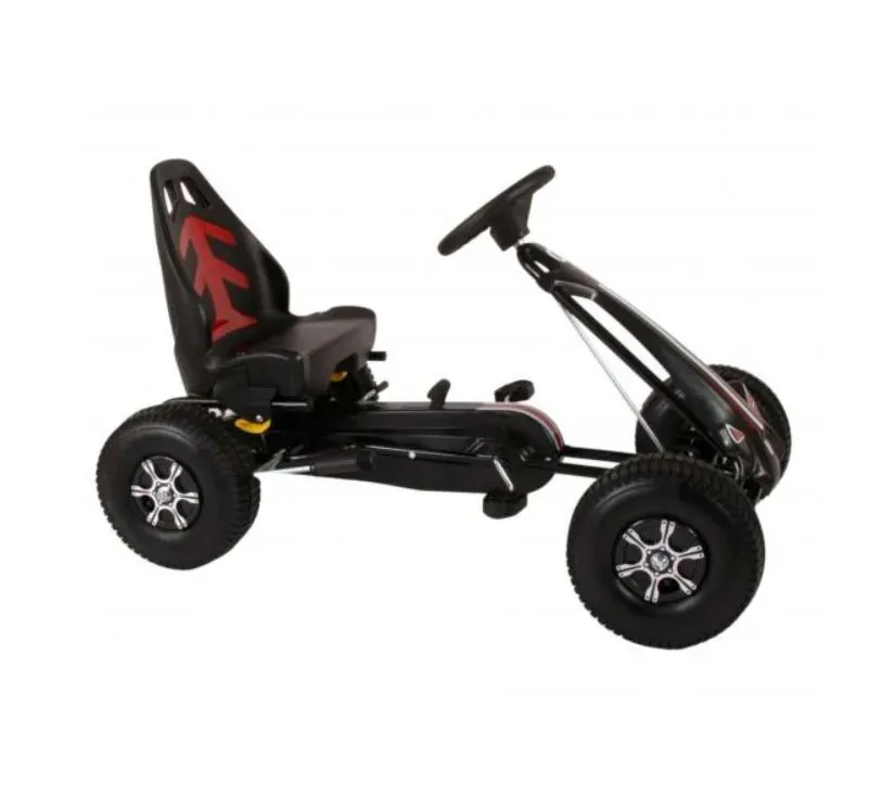 dječji volare racer karting crni - slika 1