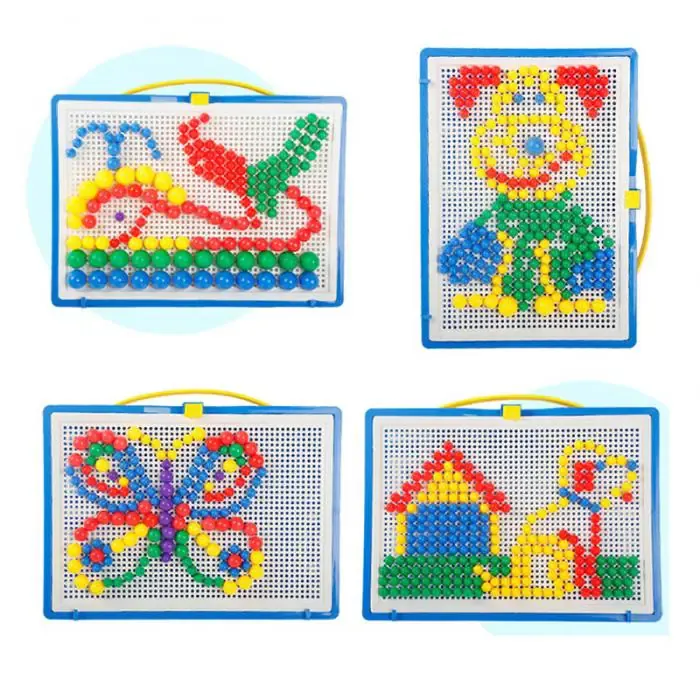 montessori puzzle gljive 296 komada - slika 4