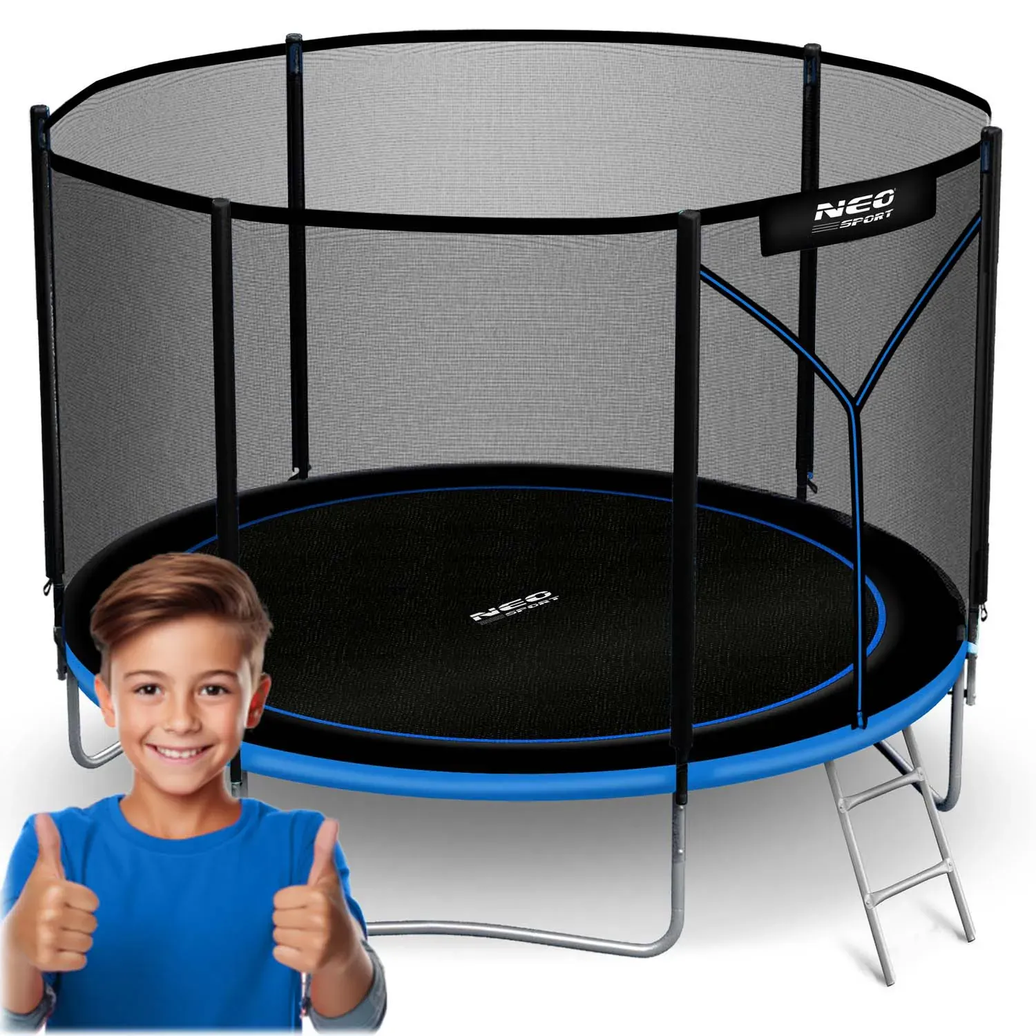Neo-Sport vrtni trampolin 183 cm (6 ft) s vanjskom mrežom i ljestvama - Pribislavec