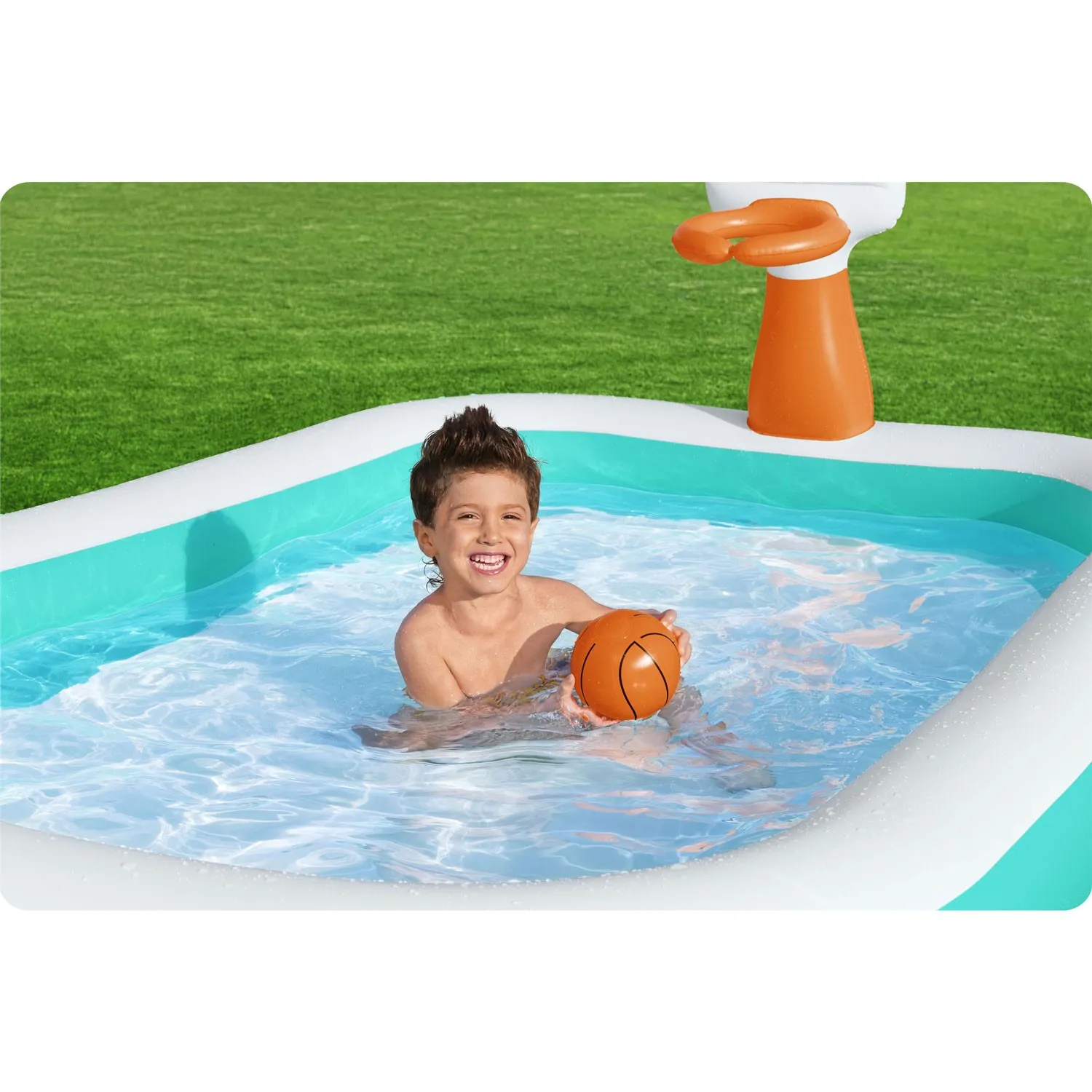 dunk'n splash bazen na napuhavanje 251 x 168 x 102 cm bestway 54445 - slika 9
