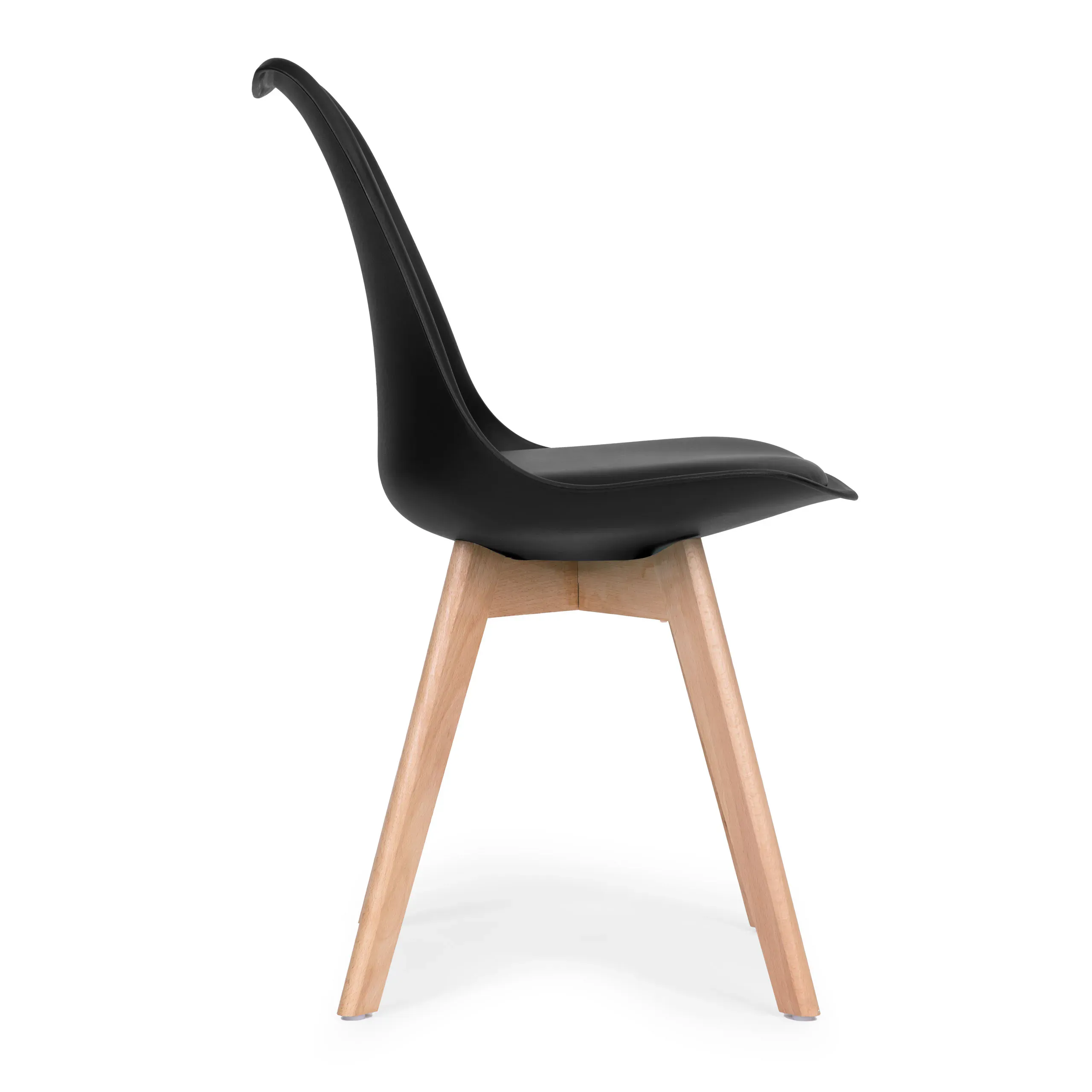 modernhome set od 4 stolice - crna - slika 6