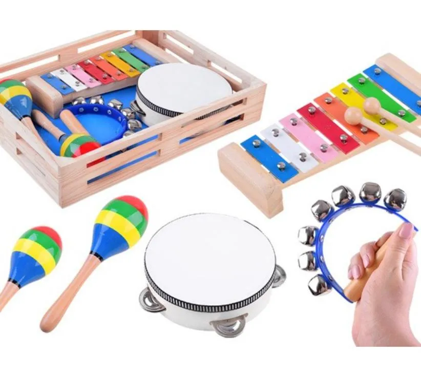 drveni set instrumenata 4 u 1 - slika 2