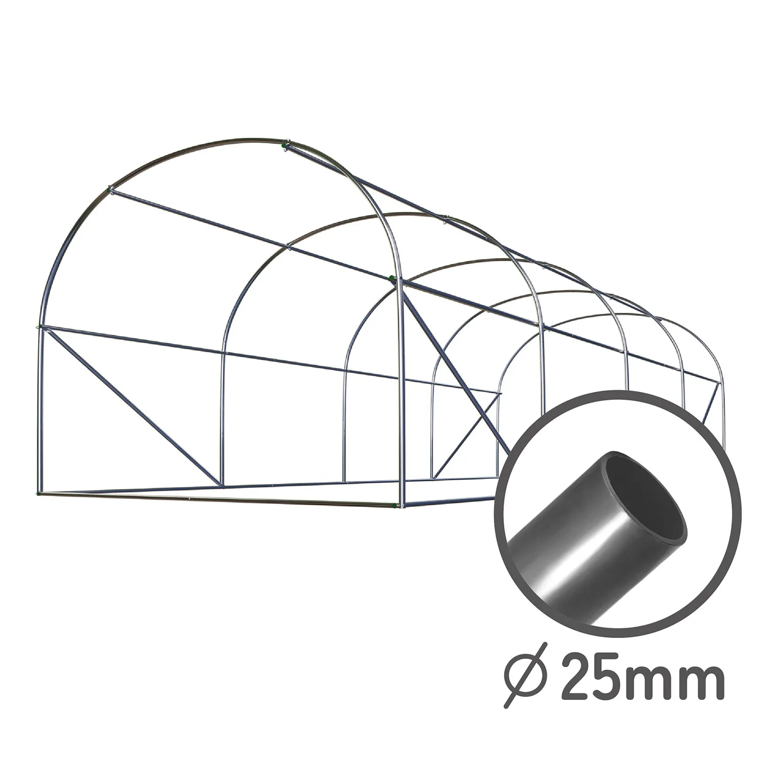 vrtni tunel 3 x 6 m (18 m2) plonos - slika 4