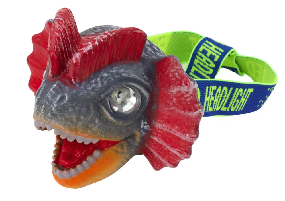 dinosaur prednja svjetiljka traka za glavu 3 led diode - slika 3
