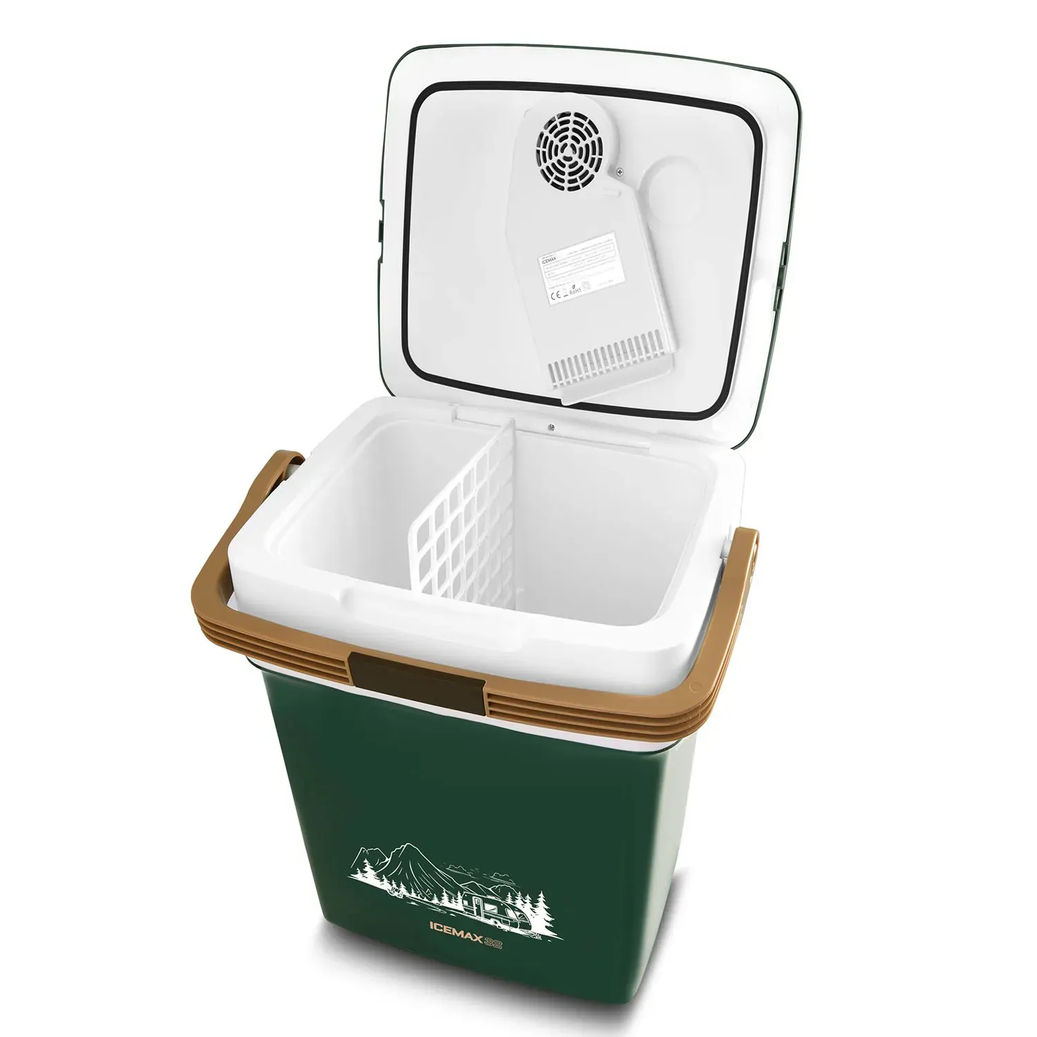 berdsen icemax putni hladnjak 29 litara s eco načinom rada - zeleni - slika 6