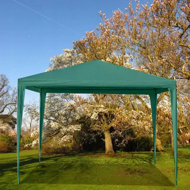 multigarden komercijalni vrtni paviljon šator – 3 × 3 m, 4 zida, zeleni - slika 5
