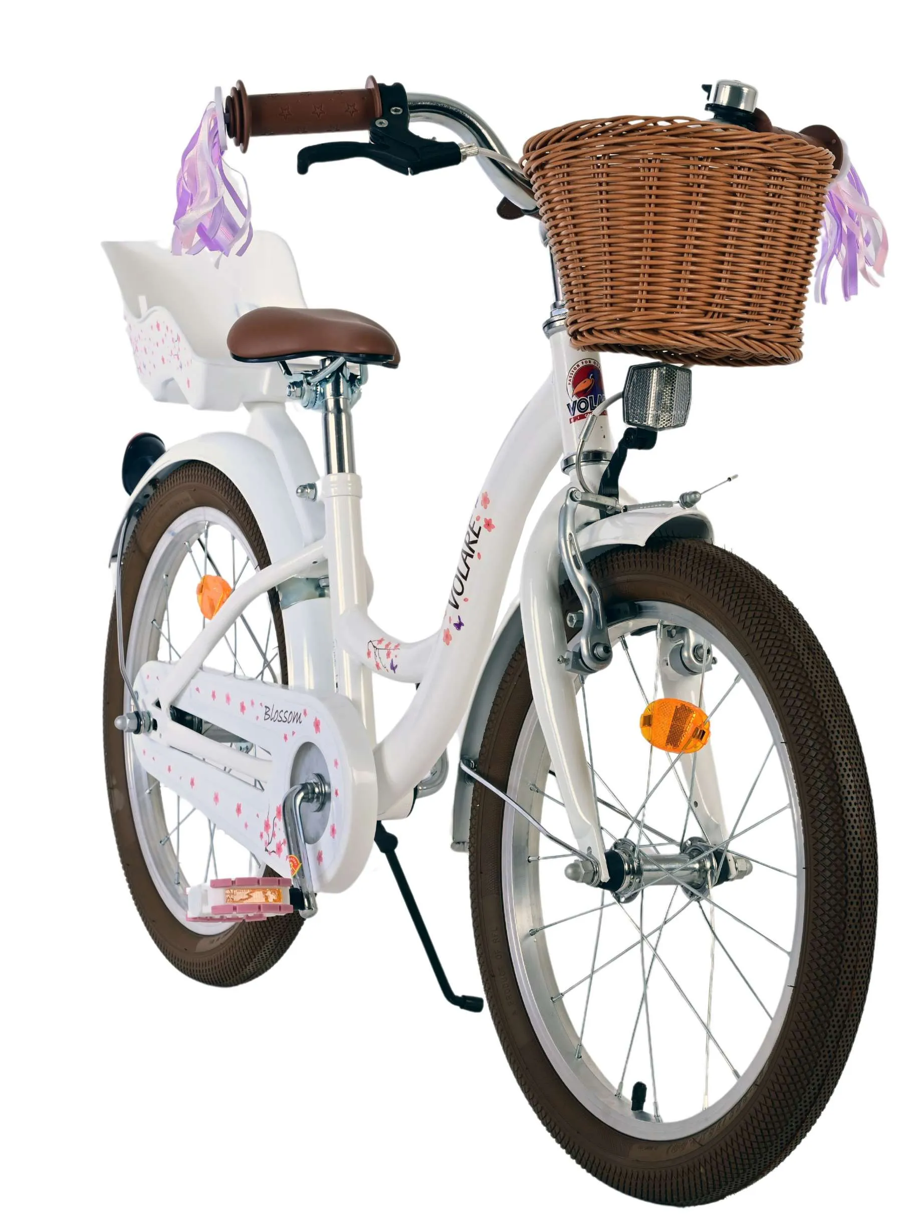 volare dječji bicikl blossom 18″ bijele boje - slika 7