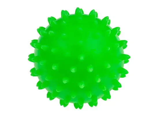 tullo šiljasta masažna loptica 7,6cm zelena - slika 2