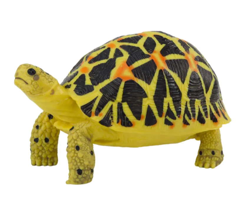 kolekcionarska figurica kornjača reptil žuto crna - slika 3