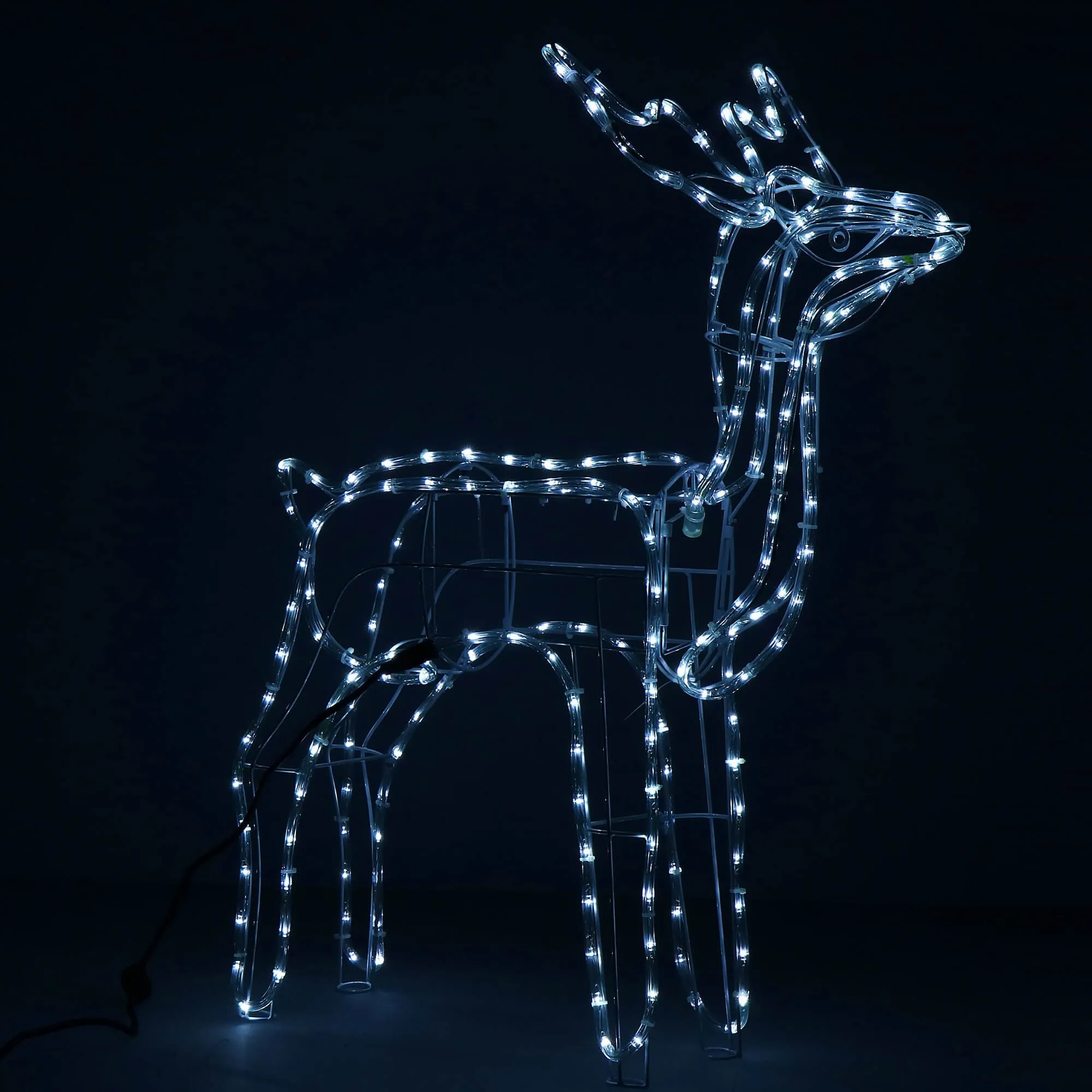 springos dekorativni svjetlosni jelen, 216 led, hladno bijela - slika 11