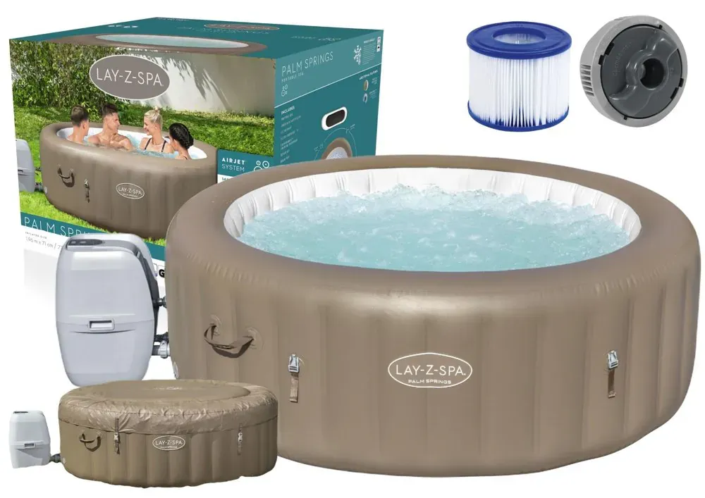 bestway 60017 jacuzzi na napuhavanje za 6 osoba 196x71cm - slika 2
