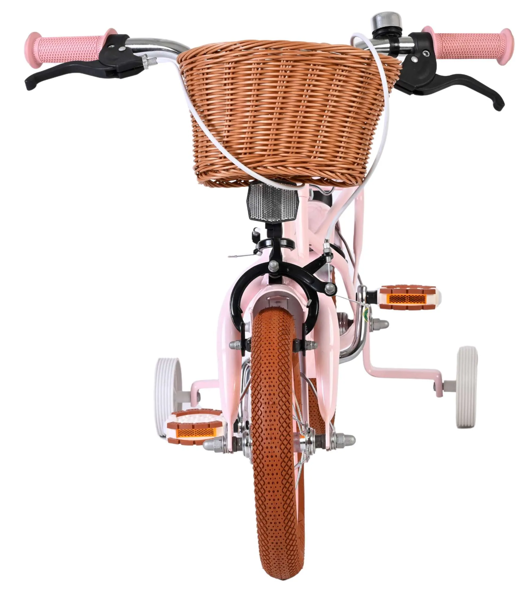 volare dječji bicikl ashley 12″ pink boje, s dvije ručne kočnice - slika 7