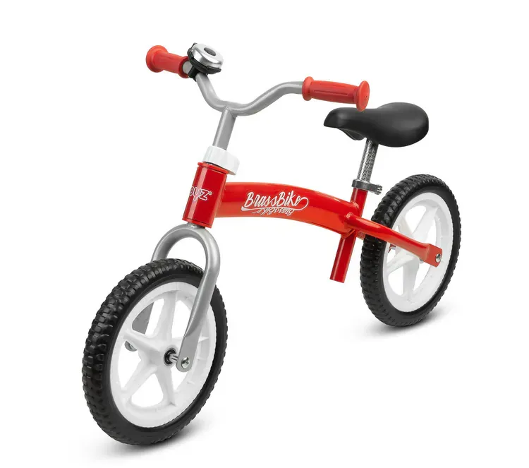 dječji bicikl bez pedala brass crveni - slika 2